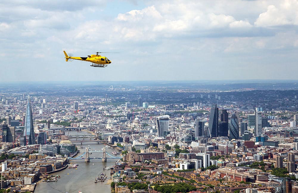 伦敦直升机体验